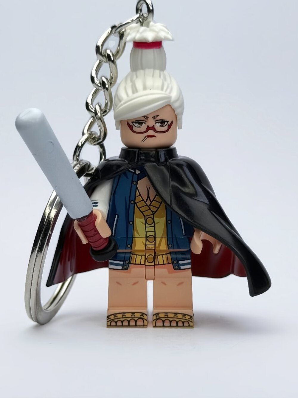 Dandadan Seiko Ayase Custom Minifigure Keychain